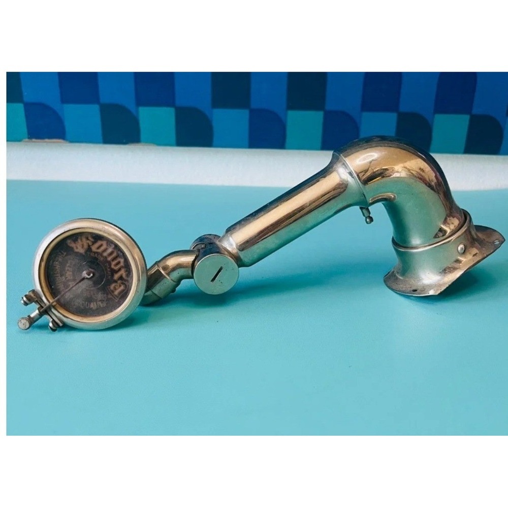 Antique Sonora Phonograph Tone Arm Reproducer Swiss Made Nickel Gramophone Part